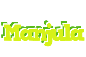 Manjula citrus logo