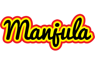 Manjula flaming logo