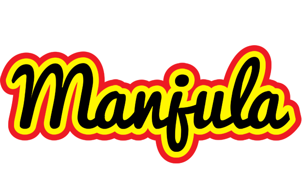 Manjula flaming logo