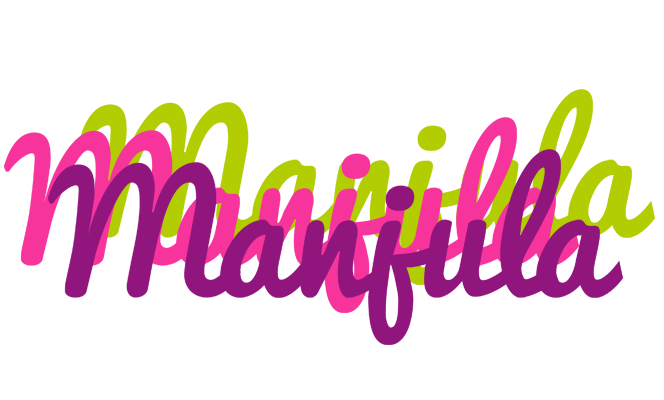 Manjula flowers logo