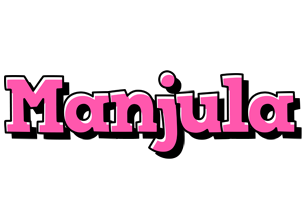 Manjula girlish logo