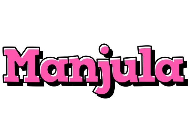Manjula girlish logo