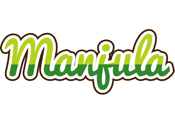 Manjula golfing logo