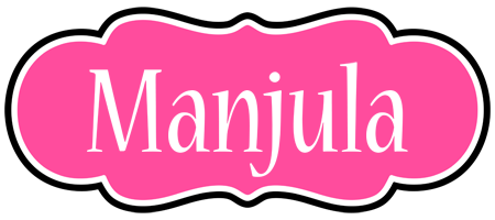 Manjula invitation logo