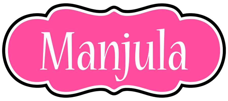 Manjula invitation logo