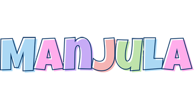 Manjula pastel logo