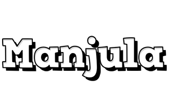 Manjula snowing logo