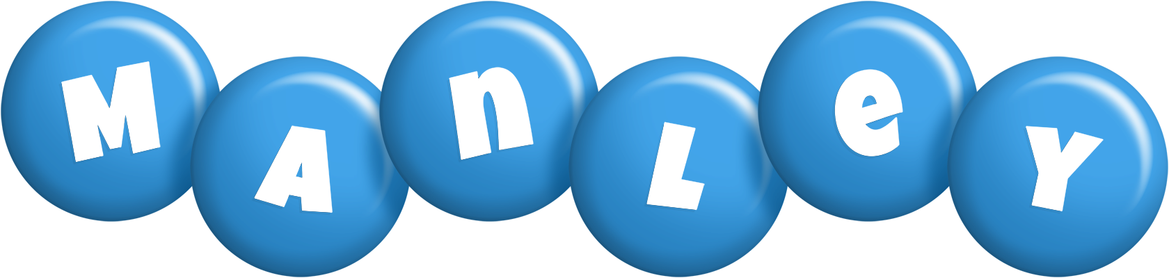 Manley candy-blue logo