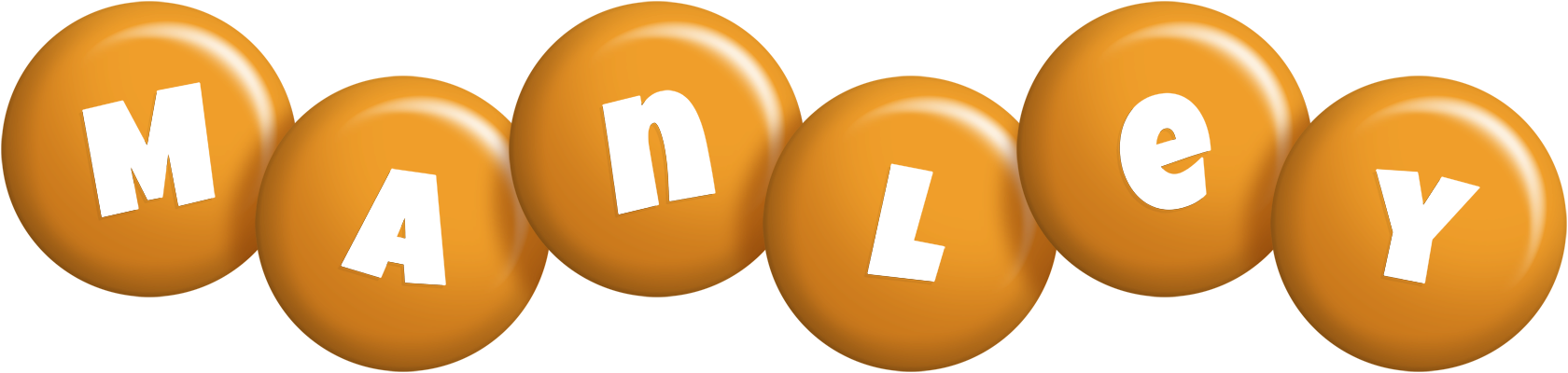 Manley candy-orange logo
