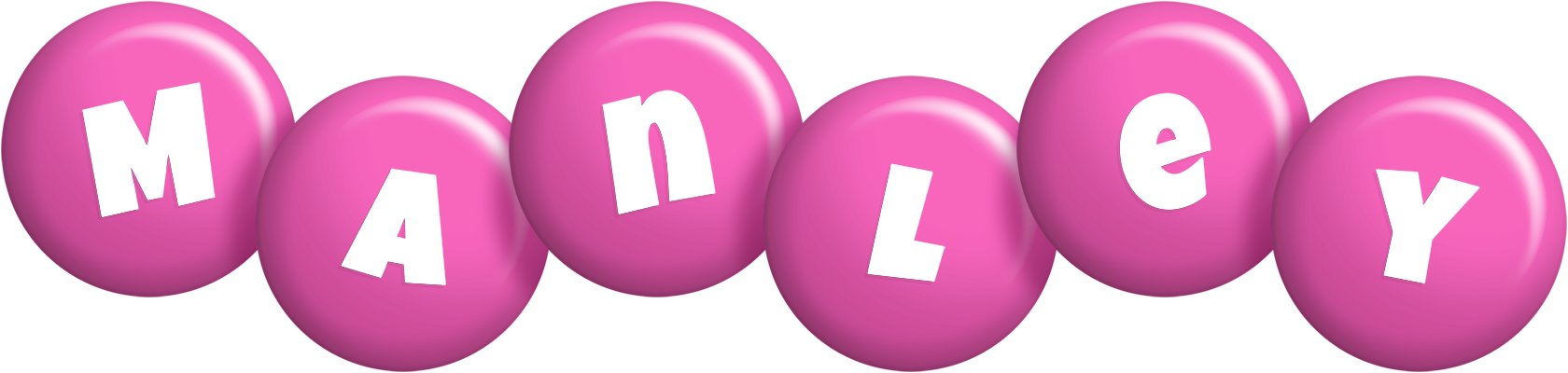 Manley candy-pink logo