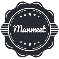 Manmeet badge logo