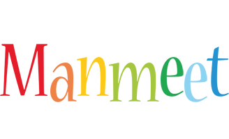 Manmeet birthday logo