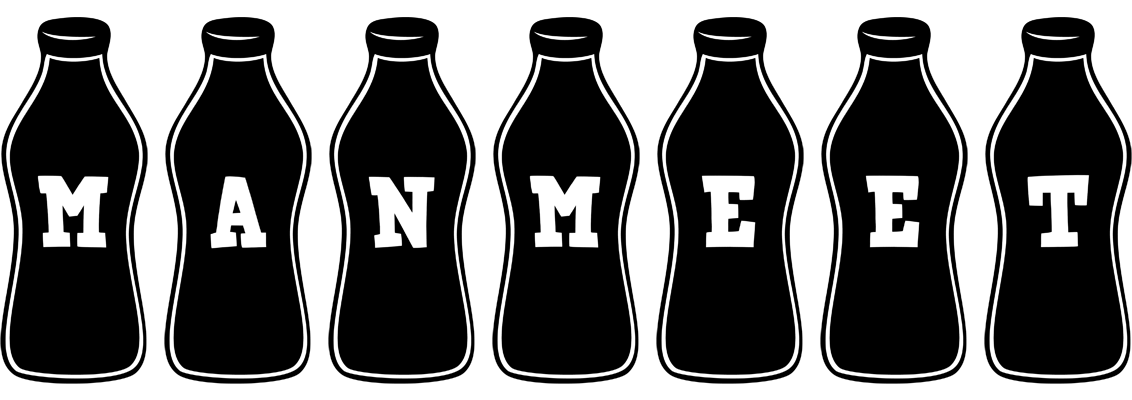 Manmeet bottle logo