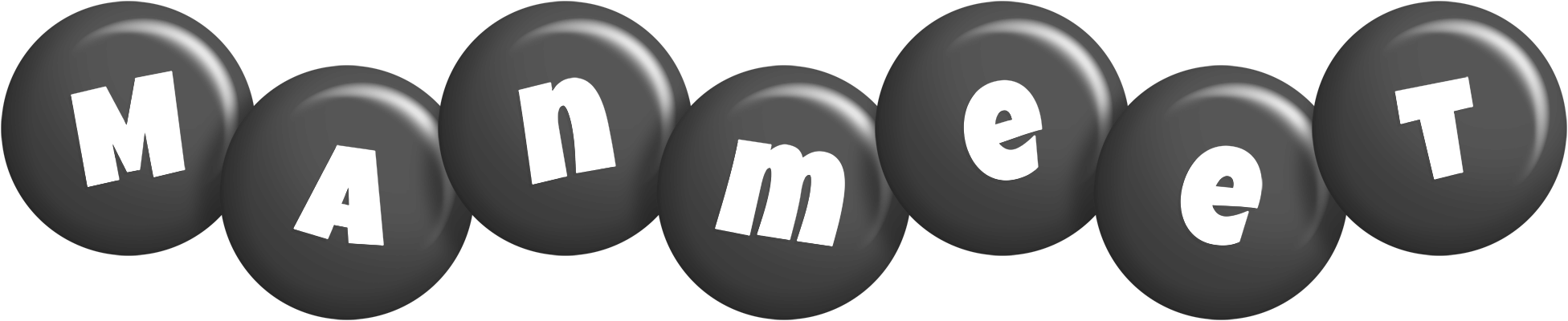 Manmeet candy-black logo
