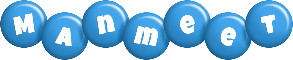 Manmeet candy-blue logo