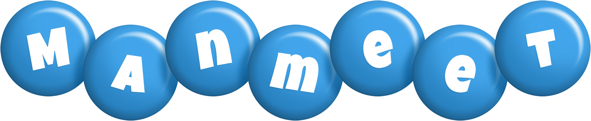Manmeet candy-blue logo