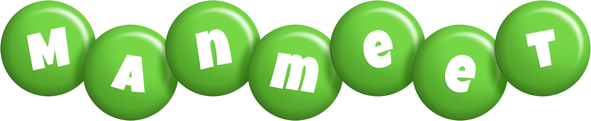 Manmeet candy-green logo