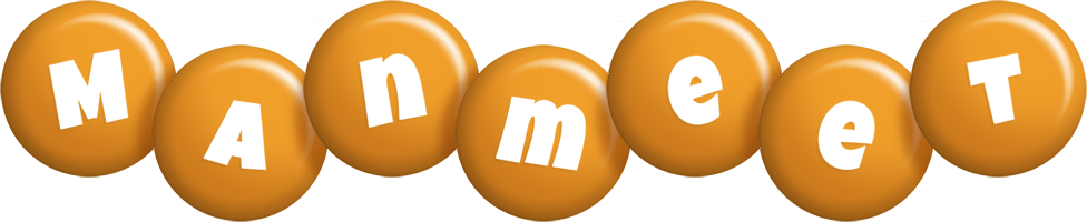 Manmeet candy-orange logo