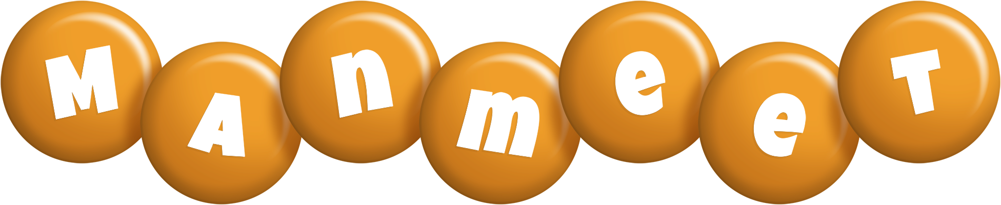 Manmeet candy-orange logo