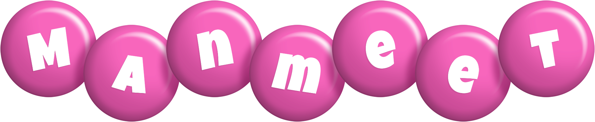 Manmeet candy-pink logo