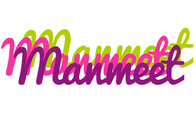 Manmeet flowers logo