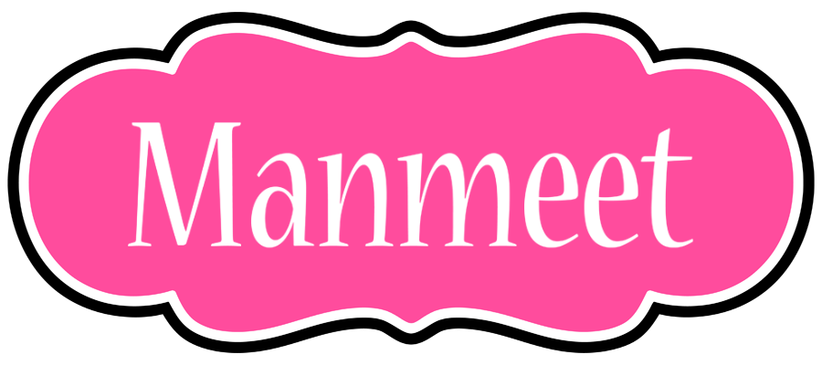 Manmeet invitation logo