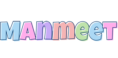 Manmeet pastel logo