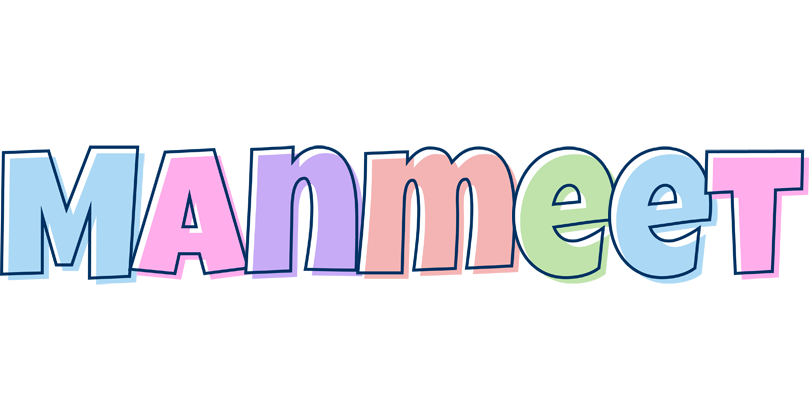 Manmeet pastel logo