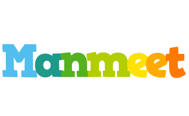 Manmeet rainbows logo