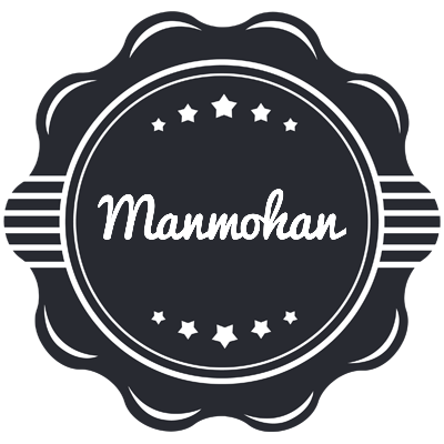 Manmohan badge logo