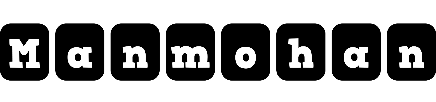 Manmohan box logo
