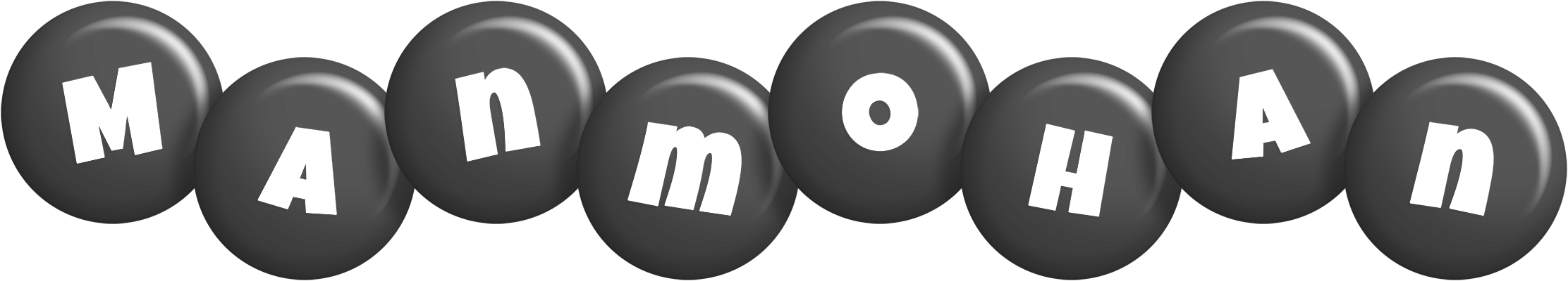 Manmohan candy-black logo
