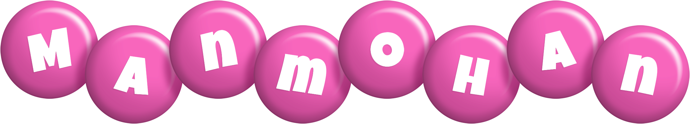 Manmohan candy-pink logo