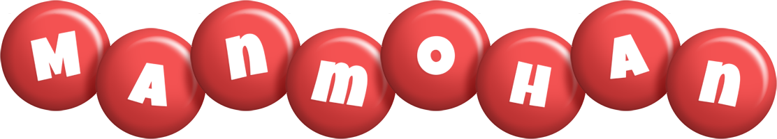 Manmohan candy-red logo
