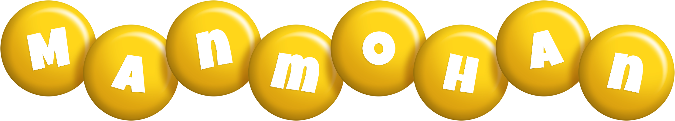 Manmohan candy-yellow logo