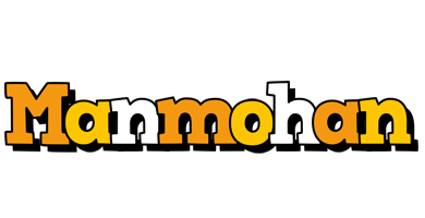 Manmohan cartoon logo