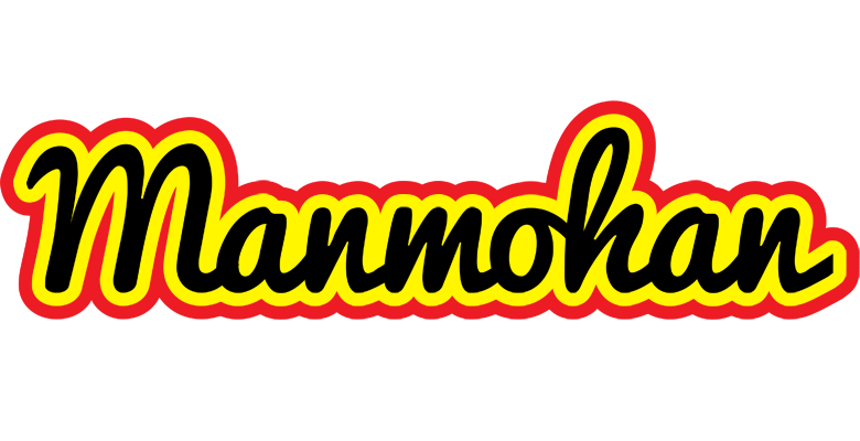 Manmohan flaming logo