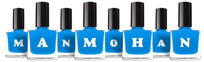 Manmohan glossy logo