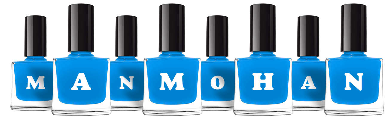 Manmohan glossy logo