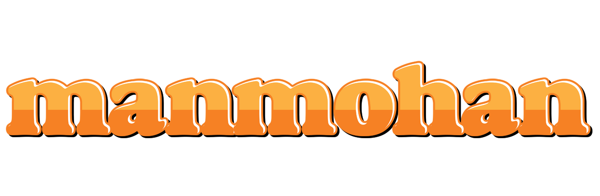 Manmohan orange logo