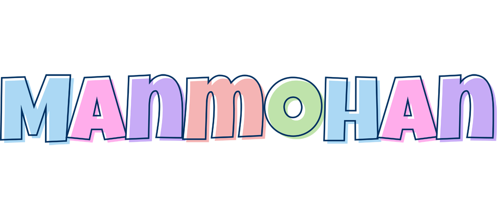 Manmohan pastel logo