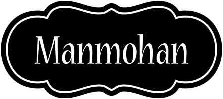 Manmohan welcome logo