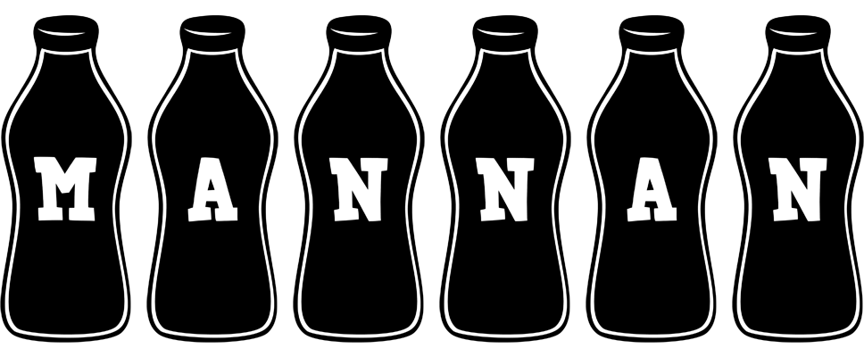 Mannan bottle logo