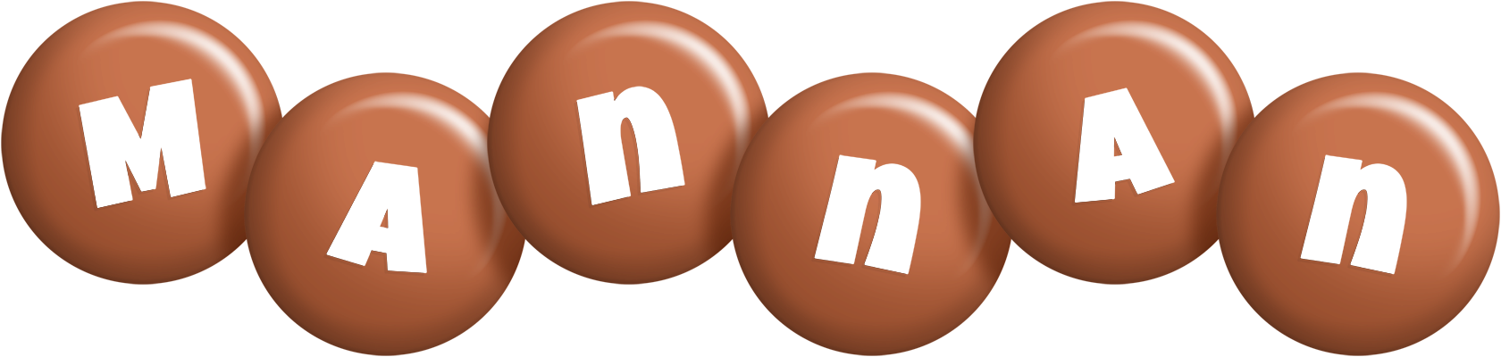Mannan candy-brown logo