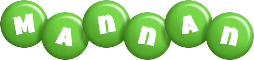 Mannan candy-green logo