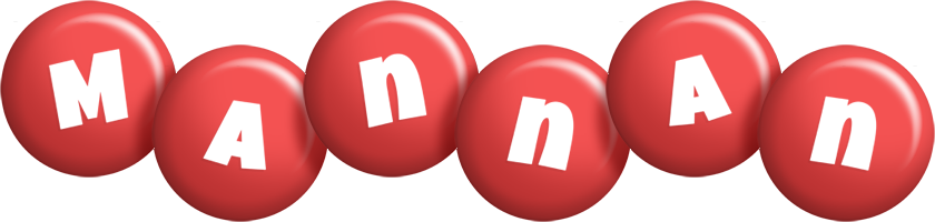 Mannan candy-red logo