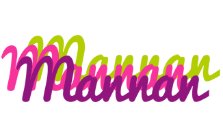 Mannan flowers logo