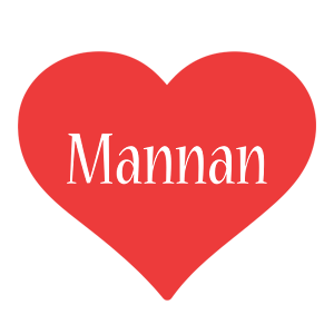 Mannan love logo