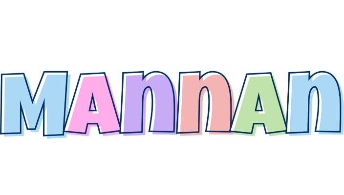 Mannan pastel logo