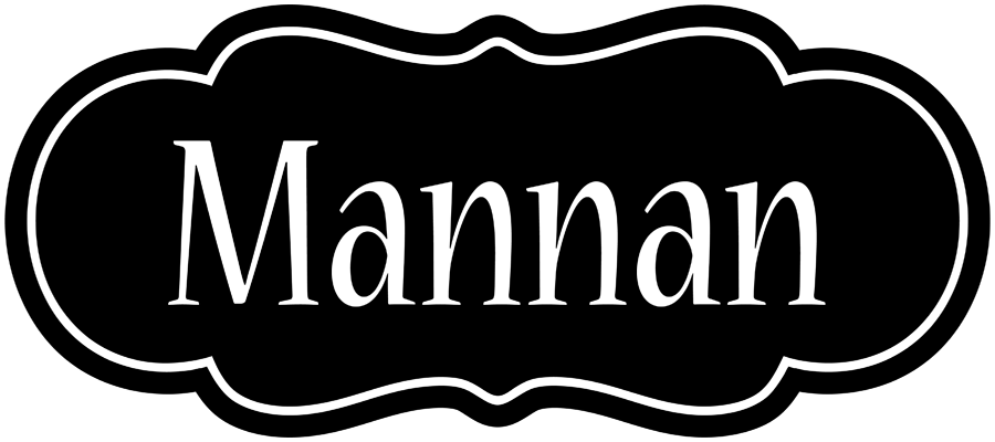 Mannan welcome logo
